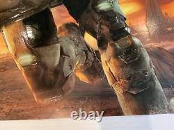 Halo 3 Extremely rare Embossed Promo Poster Xbox New Mint Condition Master Chief