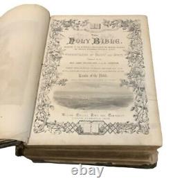 Holy Bible Antique Family William Collins Sons New Testaments Extremely Rare