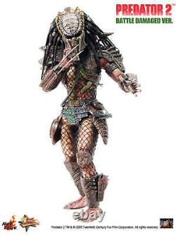 Hot Toys Hottoys Mms 45 14' Extremely New Rare Predator 2 Battle Damaged Version