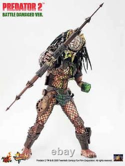 Hot Toys Hottoys Mms 45 14' Extremely New Rare Predator 2 Battle Damaged Version