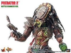 Hot Toys Hottoys Mms 45 14' Extremely New Rare Predator 2 Battle Damaged Version