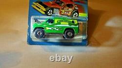 Hot Wheels Baja Breaker #2022 Green EXTREMELY RARE VARIATION Olive Tampo! MOC