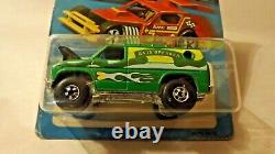 Hot Wheels Baja Breaker #2022 Green EXTREMELY RARE VARIATION Olive Tampo! MOC