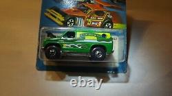 Hot Wheels Baja Breaker #2022 Green EXTREMELY RARE VARIATION Olive Tampo! MOC