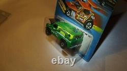 Hot Wheels Baja Breaker #2022 Green EXTREMELY RARE VARIATION Olive Tampo! MOC