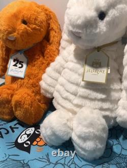JELLYCAT Amberley Bunny & Nimbus Bunny. Extremely Rare Bunnies. New WithTags