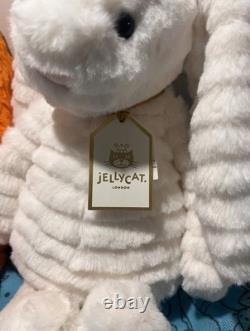 JELLYCAT Amberley Bunny & Nimbus Bunny. Extremely Rare Bunnies. New WithTags