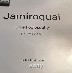 Jamiroquai EXTREMELY RARE 4trk PROMO CD Love Foolosophy INC VERSION NOT ON CD