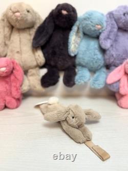 Jellycat Extremely Rare Bashful Beige Bunny Dummy Clip, New With Tags, Genuine