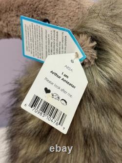 Jellycat Extremely Rare Retired Arthur Anteater, Brand New With Tags, Genuine