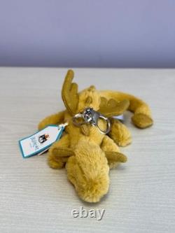 Jellycat Extremely Rare Retired Golden Dragon Bag Charm, New With Tags, Genuine