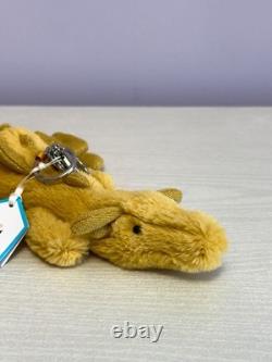 Jellycat Extremely Rare Retired Golden Dragon Bag Charm, New With Tags, Genuine