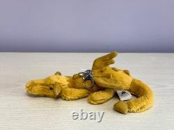 Jellycat Extremely Rare Retired Golden Dragon Bag Charm, New With Tags, Genuine