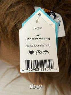 Jellycat Extremely Rare Retired Jackadee Warthog, Brand New With Tags, Genuine