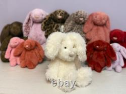 Jellycat Extremely Rare Retired Medium Angora Bunny, New Without Tags, Genuine