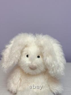 Jellycat Extremely Rare Retired Medium Angora Bunny, New Without Tags, Genuine