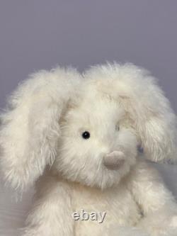 Jellycat Extremely Rare Retired Medium Angora Bunny, New Without Tags, Genuine