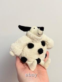 Jellycat Extremely Rare Retired Poloneck Peeker Dalmatian Dog, New With Tags