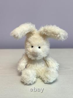 Jellycat Extremely Rare Retired Small Angora Bunny, New Without Tags, Genuine