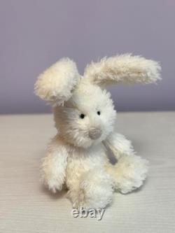 Jellycat Extremely Rare Retired Small Angora Bunny, New Without Tags, Genuine