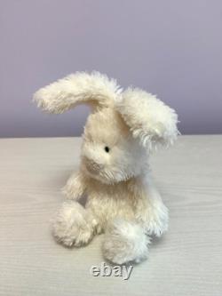 Jellycat Extremely Rare Retired Small Angora Bunny, New Without Tags, Genuine