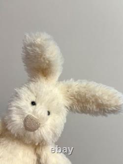 Jellycat Extremely Rare Retired Small Angora Bunny, New Without Tags, Genuine