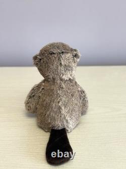 Jellycat Extremely Rare Retired Small Bashful Beaver, New Without Tags, Genuine