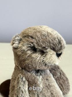 Jellycat Extremely Rare Retired Small Bashful Beaver, New Without Tags, Genuine