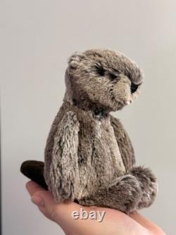Jellycat Extremely Rare Retired Small Bashful Beaver, New Without Tags, Genuine