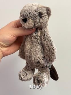 Jellycat Extremely Rare Retired Small Bashful Beaver, New Without Tags, Genuine