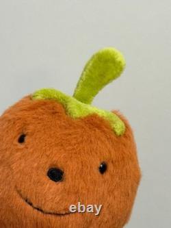 Jellycat Extremely Rare Retired Small Fluffy Pumpkin Brand New With Tags Genuine