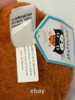 Jellycat Extremely Rare Retired Small Fluffy Pumpkin Brand New With Tags Genuine