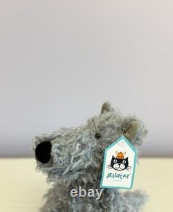 Jellycat Extremely Rare Retired Small Grey Scamp Wolf, BNWT New, Genuine