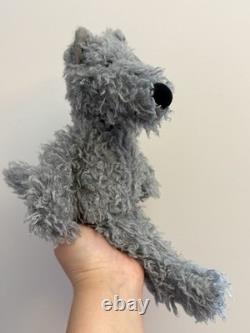 Jellycat Extremely Rare Retired Small Grey Scamp Wolf, BNWT New, Genuine