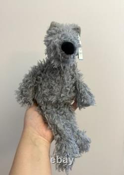 Jellycat Extremely Rare Retired Small Grey Scamp Wolf, BNWT New, Genuine