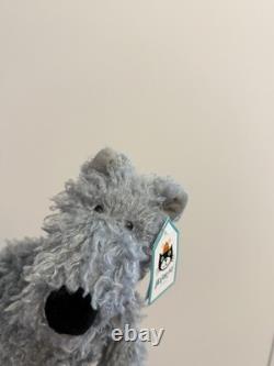 Jellycat Extremely Rare Retired Small Grey Scamp Wolf, BNWT New, Genuine
