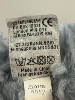 Jellycat Extremely Rare Retired Small Grey Scamp Wolf, BNWT New, Genuine