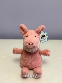 Jellycat Extremely Rare Retired Small Toothy Pig, Brand New With Tags, Genuine