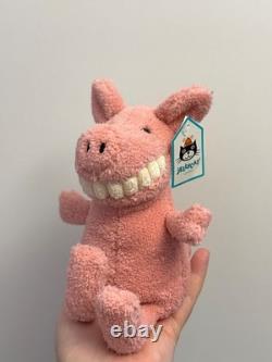 Jellycat Extremely Rare Retired Small Toothy Pig, Brand New With Tags, Genuine