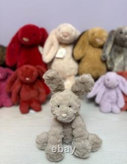 Jellycat Extremely Rare Small Fuddlewuddle Bunny, Brand New Without Tags Genuine