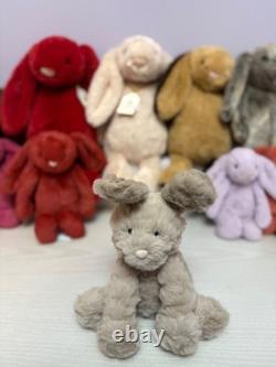 Jellycat Extremely Rare Small Fuddlewuddle Bunny, Brand New Without Tags Genuine