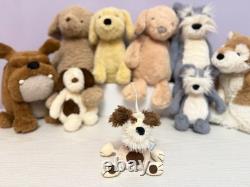 Jellycat Extremely Rare Vintage Dingly Dangly Dennis Dog, Brand New With Tags