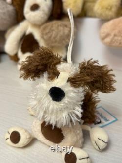 Jellycat Extremely Rare Vintage Dingly Dangly Dennis Dog, Brand New With Tags