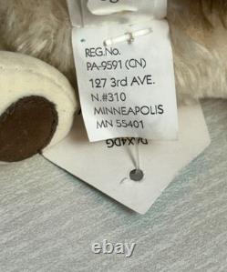 Jellycat Extremely Rare Vintage Dingly Dangly Dennis Dog, Brand New With Tags