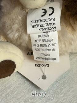 Jellycat Extremely Rare Vintage Dingly Dangly Dennis Dog, Brand New With Tags