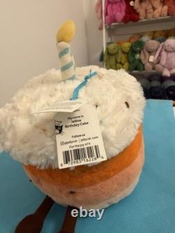 Jellycat Jellina Birthday Cake, Brand New With Tags, Extremely Rare And Retired