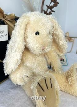 Jellycat Large Cream Old Friend Bunny Extremely Rare Retired Vintage Tags