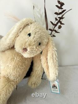 Jellycat Large Cream Old Friend Bunny Extremely Rare Retired Vintage Tags