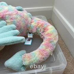 Jellycat Lazulia Dragon Huge Extremely RARE BNWT Free & Fast Shipping