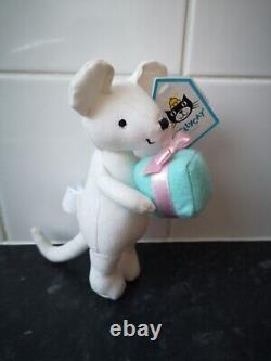 Jellycat mini messanger mouse extremely rare Retired new with tags soft toy